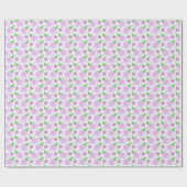 Cadeau Papier Motif Lilac Fleurs (Plat)