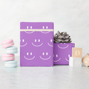 Cadeau Papier Motif Lilac Smile