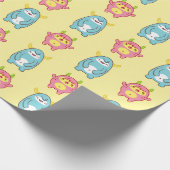 Cadeau Papier Motif Monster mignon (Coin)