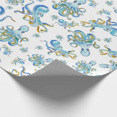 Cadeau Papier Motif octopus (Coin)