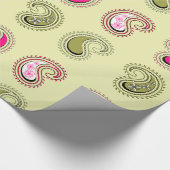 Cadeau Papier Motif Paisley (Coin)