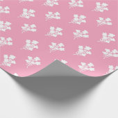 Cadeau Papier Motif rose Abstrait (Coin)
