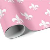 Cadeau Papier Motif rose Abstrait (Coin rond)