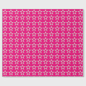 Cadeau Papier Motif Rose Star (Plat)