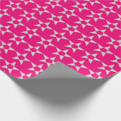 Cadeau Papier Motif Rose Star (Coin)