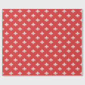 Cadeau Papier Motif rouge Abstrait (Plat)