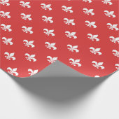 Cadeau Papier Motif rouge Abstrait (Coin)