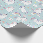 Cadeau Papier Motif Unicorn (Coin)