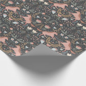 Cadeau Papier Motif Unicorn (Coin)