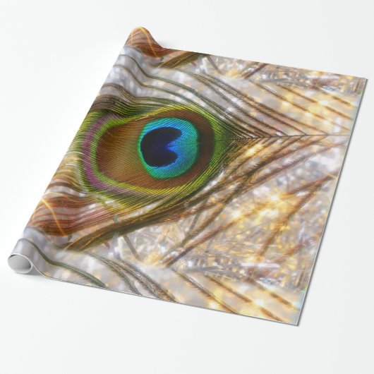 Cadeau Papier mousseux Peacock (Déroulé)