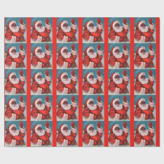 Cadeau Papier noir du Père Noël enveloppant afro-américai (Couture)