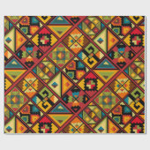 Cadeau Papier numérique africain (Plat)