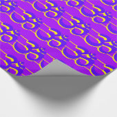 Cadeau papier Om violet (Coin)