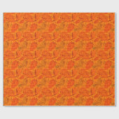 Cadeau Papier orange de festin de Scatterletter (Plat)