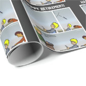 Cadeau Papier Papier d'enveloppement d'avion (Coin rond)