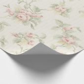 Cadeau Papier peint à fleurs rose pâle (Coin)