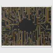 Cadeau Papier peint arrière - plan de carte de circuit (Plat)