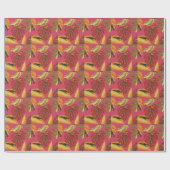 Cadeau Papier peint Art déco doré (Plat)