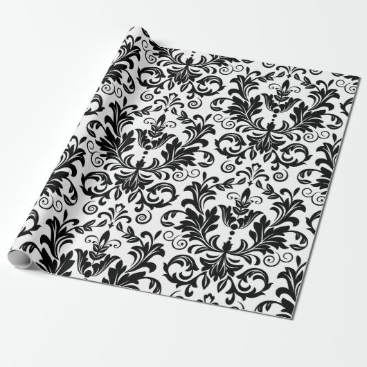 Cadeau Papier peint dans le style baroque. Rangeur transp (Déroulé)