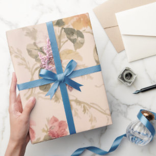 Cadeau Papier peint floral à l'ancienne