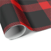 Cadeau papier peint Noël flanelle (Coin rond)