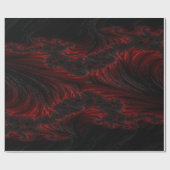 Cadeau Papier peint noir et rouge foncé (Plat)