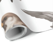 CADEAU PAPIER PEINT OISEAU (Coin rond)