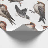 CADEAU PAPIER PEINT OISEAU (Coin)