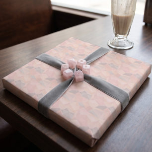 Cadeau Papier peint Pastel Géométrique Pop Rouleau de p