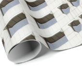 Cadeau Papier peint plan architecture blanc (Coin rond)