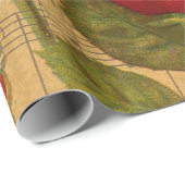 Cadeau Papier peint rose de musique d'aquarelle (Coin rond)