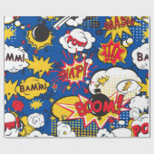 Cadeau Papier peint Superhero Blast (Plat)
