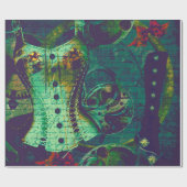 Cadeau Papier peint vintage de Steampunk (Plat)