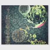 Cadeau Papier peint vintage de Steampunk (Plat)