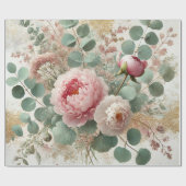 Cadeau Papier Peony Drama (Plat)