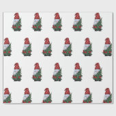 Cadeau Papier père Noël Wrapper (Plat)