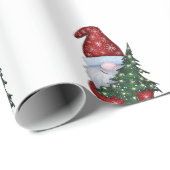 Cadeau Papier père Noël Wrapper (Coin rond)