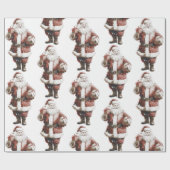Cadeau Papier père Noël Wrapper (Plat)