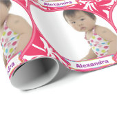 Cadeau Papier photo pour bébé personnalisé (Coin rond)