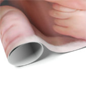 Cadeau Papier photo pour bébé personnalisé (Coin rond)