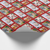 Cadeau Papier photo Red Holiday Wrapper (Coin)