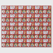 Cadeau Papier photo Red Holiday Wrapper (Plat)