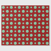 Cadeau Papier Pois à la menthe (Plat)
