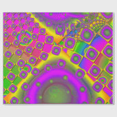 Cadeau Papier Pop Neon Psychedelic (Plat)