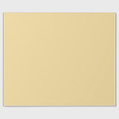 Cadeau Papier Popcorn Beurre Jaune Couleur Solide Impress (Plat)