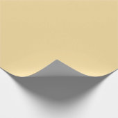 Cadeau Papier Popcorn Beurre Jaune Couleur Solide Impress (Coin)
