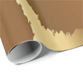 Cadeau Papier Poster de animal à grande Giraffe (Coin rond)