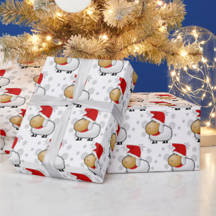 Cadeau Papier pour artisanat de mouton de Noël ou emballa