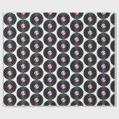 Cadeau Papier Retro Disco Vinyl (Plat)