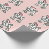 Cadeau Papier rétro-français à envelopper les canicules (Coin)